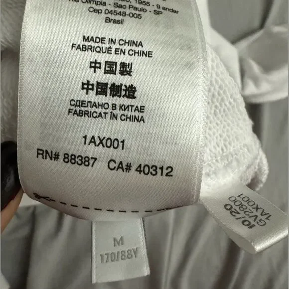 SOLD OUT White Adidas Y-3 Classic Chest Logo Hoodie - M - Picture 5 of 14